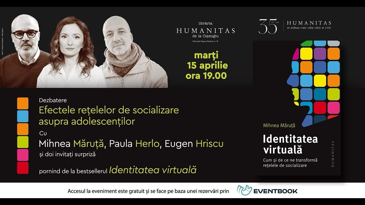 Efectele rețelelor de socializare asupra adolescenților cu Mihnea Măruță, Paula Herlo, Eugen Hriscu