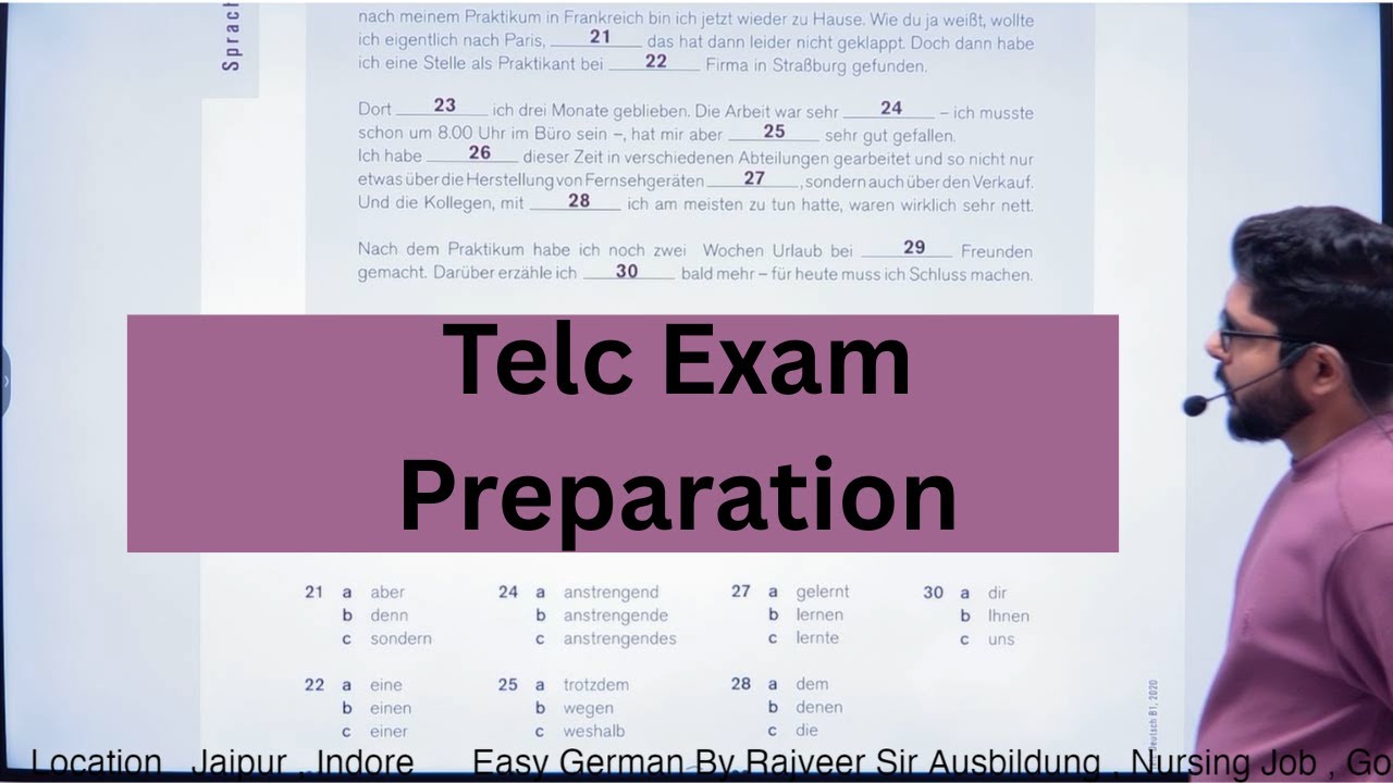 Telc exam preparation | German grammar