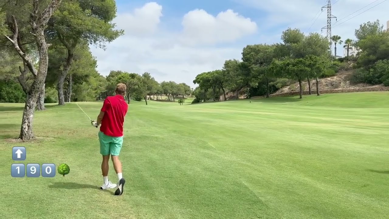 Поле для гольфа Las Ramblas 3 | Стратегия Double Dogleg, пар 5 ⛳ Коста Бланка