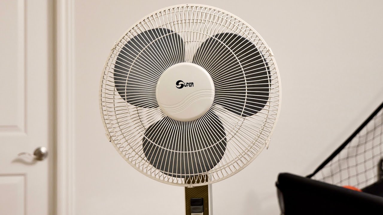 1990s Super 16” Pedestal Fan | Before Restoration