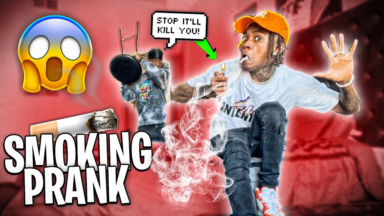 CIGARETTE PRANK ON MY BROTHER | **WE STARTED FIGHTING** 👊🏽