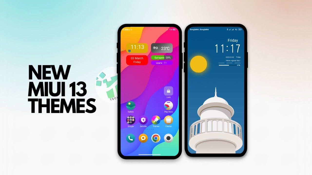 Latest MIUI 13 Themes with Control Center Support | Best MIUI 13 Themes for Xiaomi, Poco