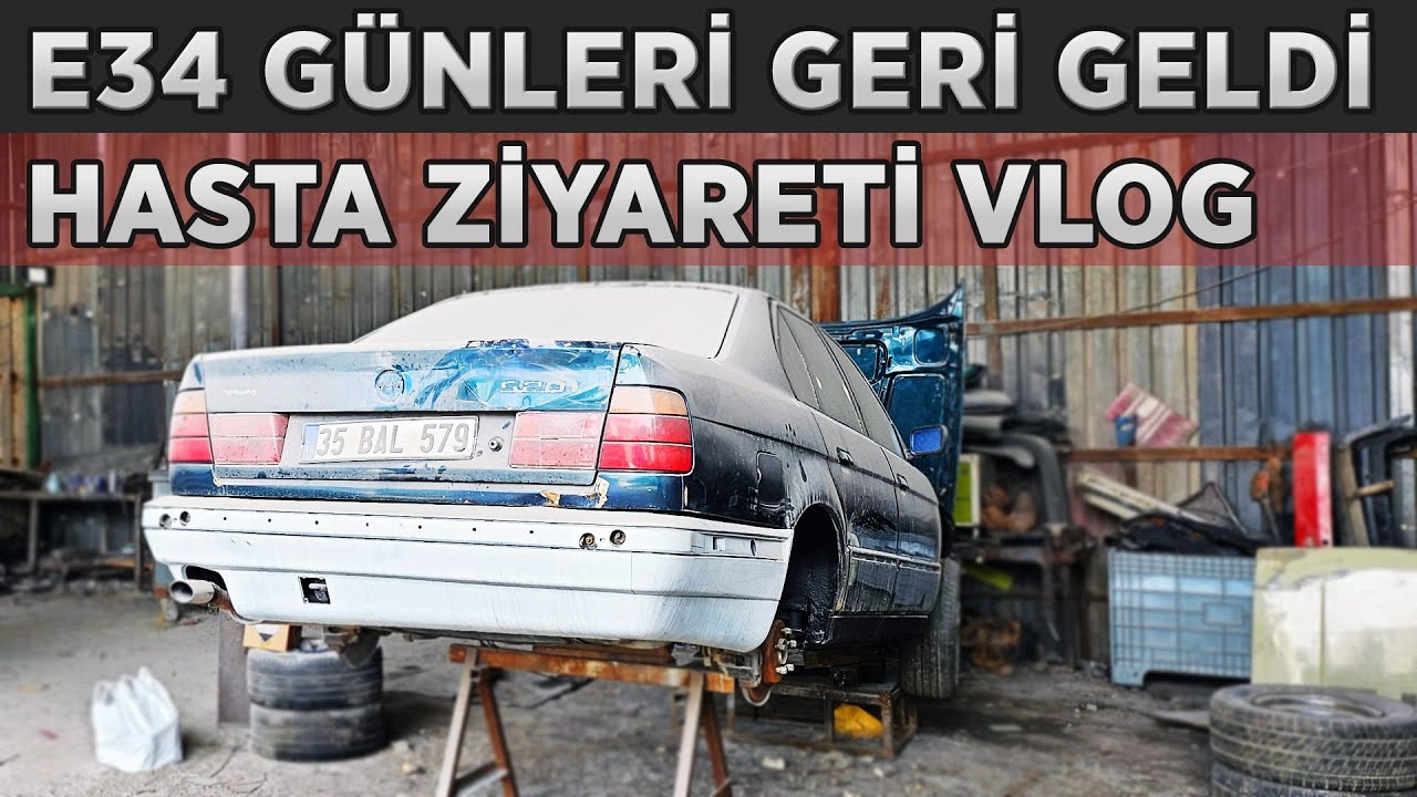 YENİDEN BMW E34 5.20 PROJESİYLE KARŞINIZDAYIZ