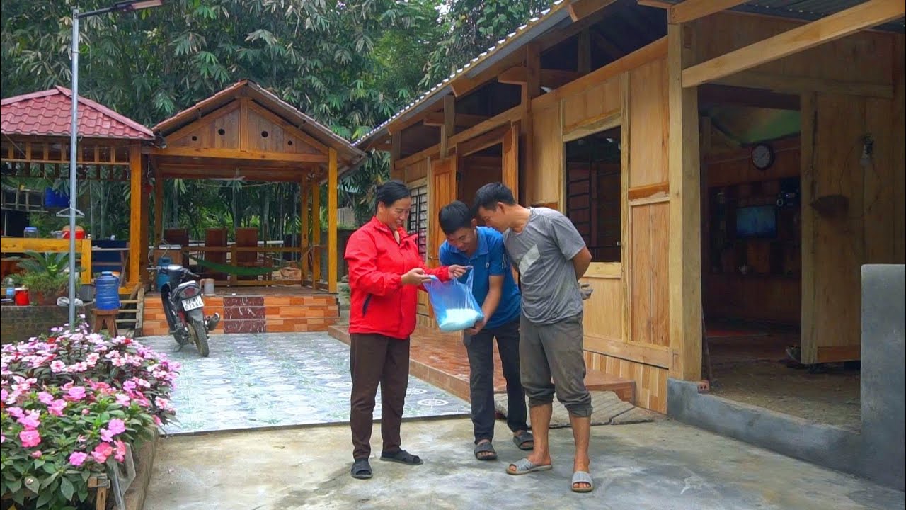 DAN's journey of making delicious rice cakes to sell. Countryside delicacies