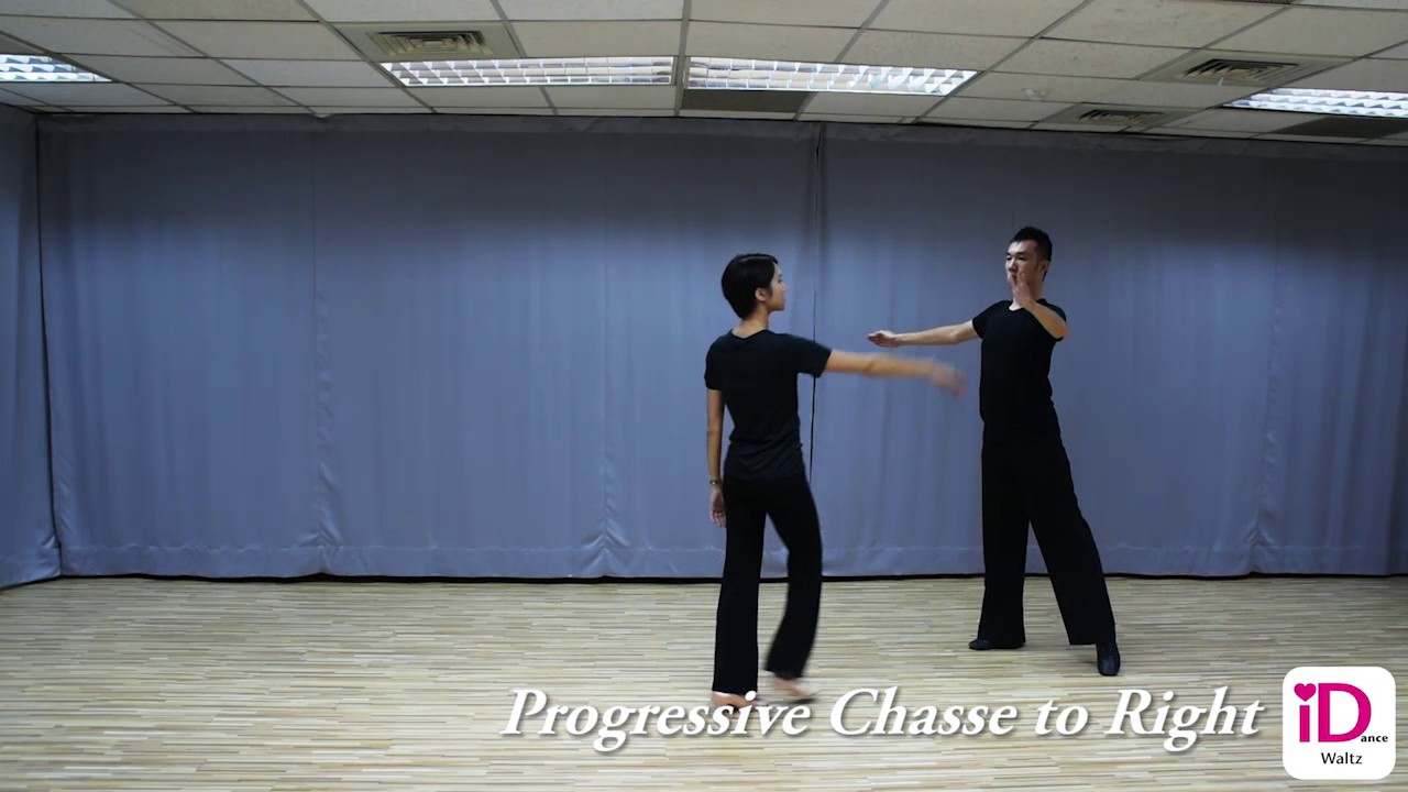 Waltz Progressive Chasse to Right