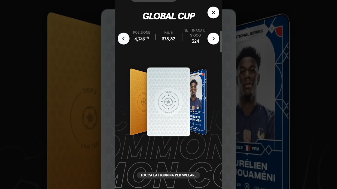DOMINATE the GLOBAL CUP on SORARE! AGAIN a REWARD!