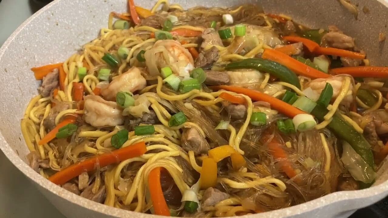 Best Bam i Recipe / sotanghon and pancit canton mixed