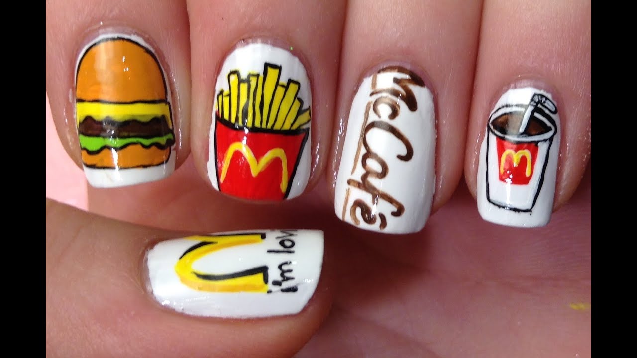 McDonald's Nail Art Tutorial (REQUEST)