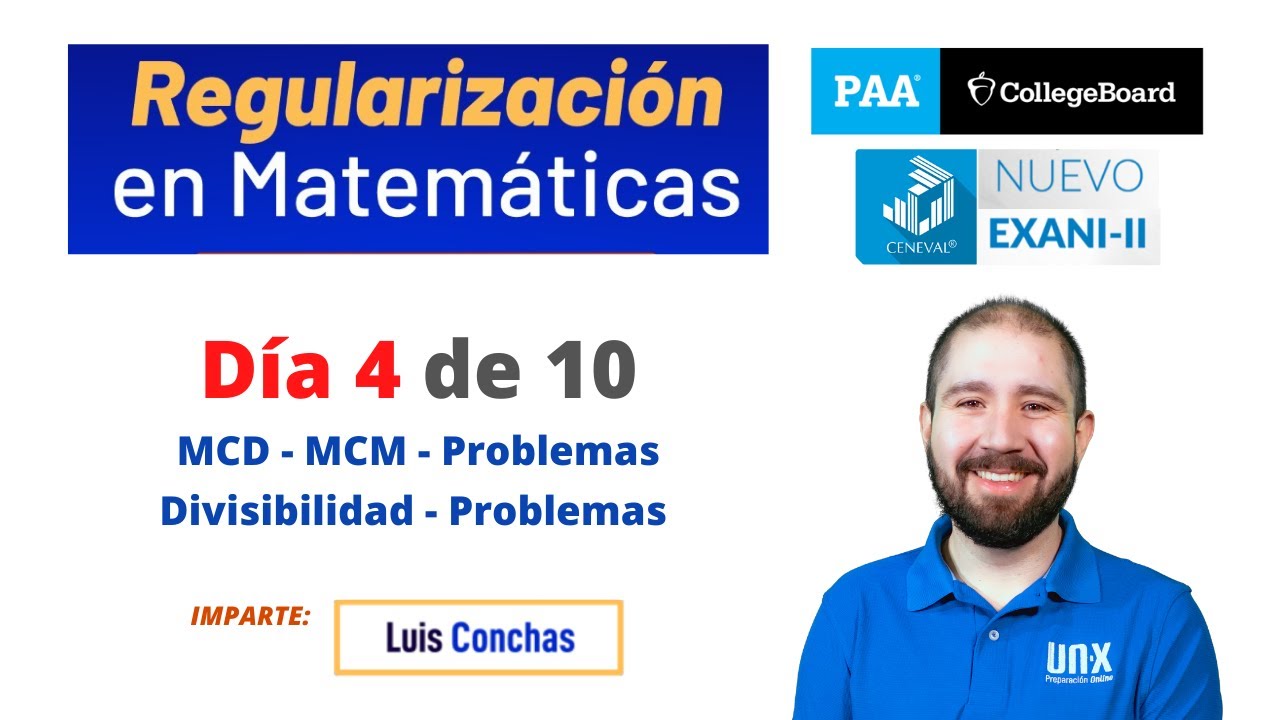 Día 4 - Problemas de MCM / MCD - Divisibilidad - Matemáticas
