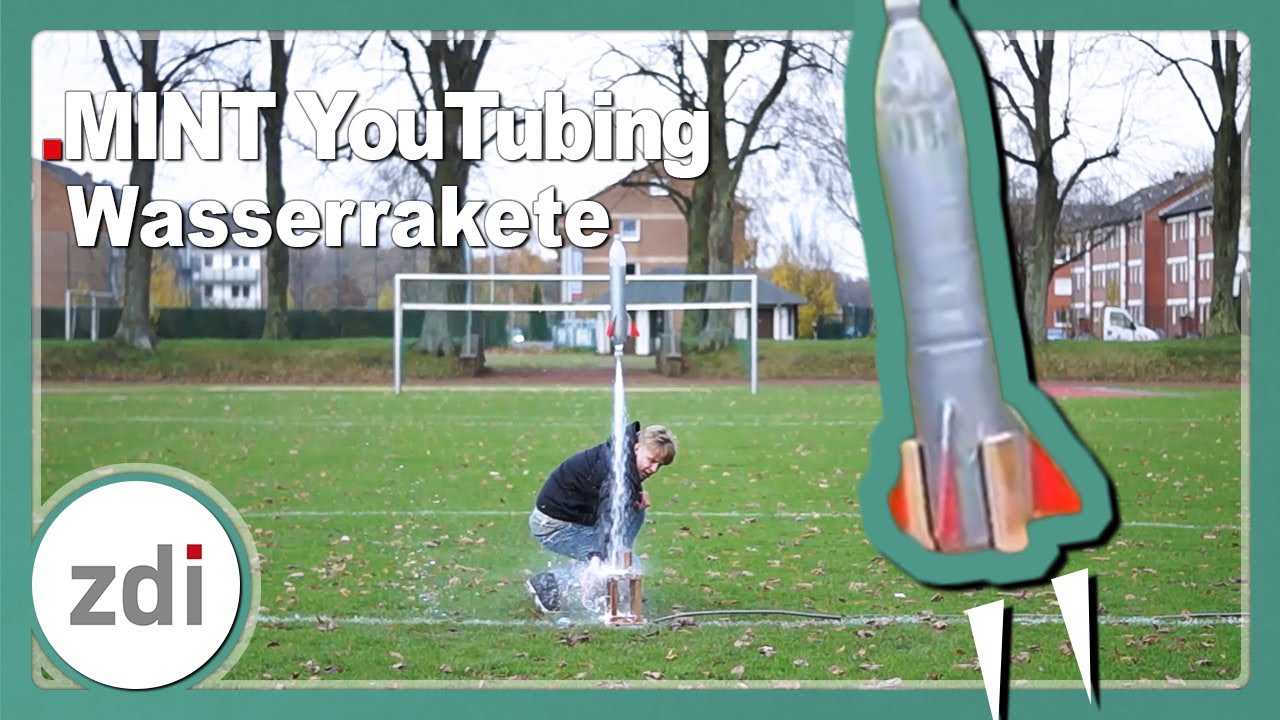 Wasserrakete selber bauen & die Physik dahinter • MINT YouTubing • zdi-Zentrum Kreis Steinfurt