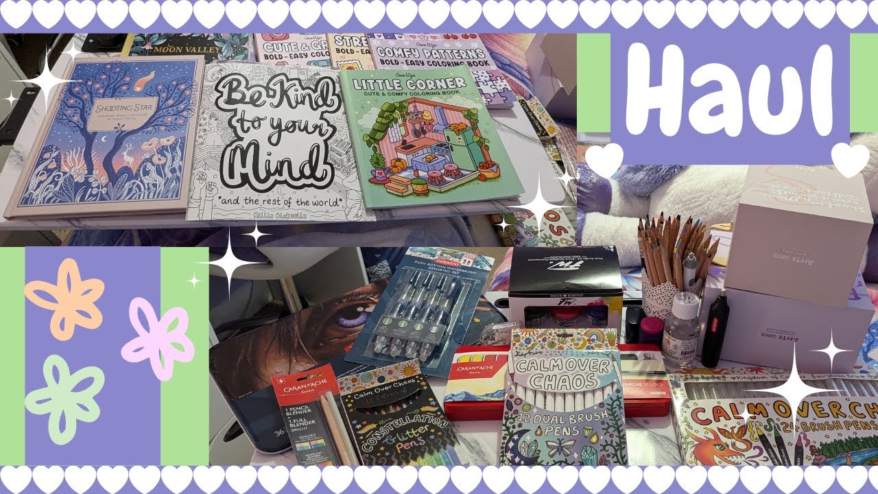 HUGE Collective Colouring Haul | Chelsea's Creative Colouring