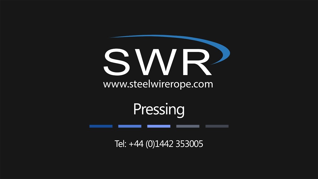 Steel Wire Rope - Pressing Service