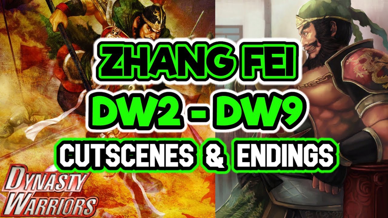 Zhang Fei ALL Cutscenes & Endings - Dynasty Warriors - 4K 60 FPS