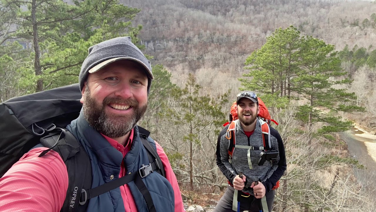 Goat trail/Big bluff overnight backpack trip Buffalo National River, Ark.