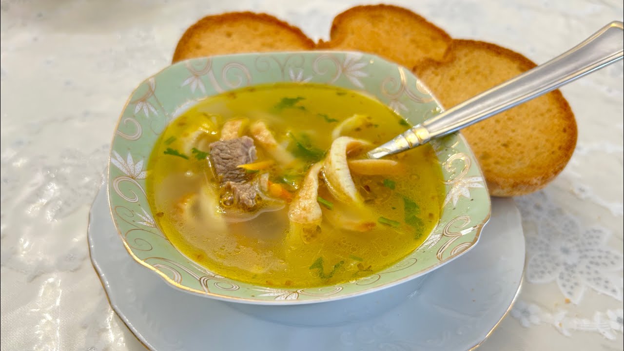 Привезла рецепт из Вены  сытный обед суп с панкейками #recipe #рецепт #простыерецепты