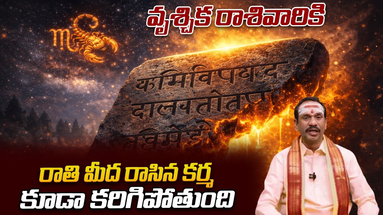 వృశ్చిక రాశివారికి రాతి మీద రాసిన కర్మ కూడా కరిగిపోతుంది | Vruschikarashi | i6 Network