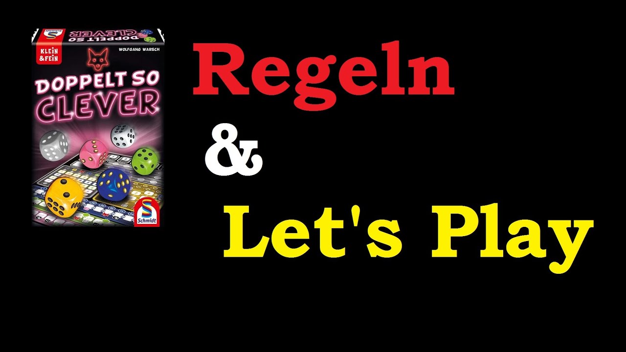 DOPPELT SO CLEVER - Regeln & Let's Play