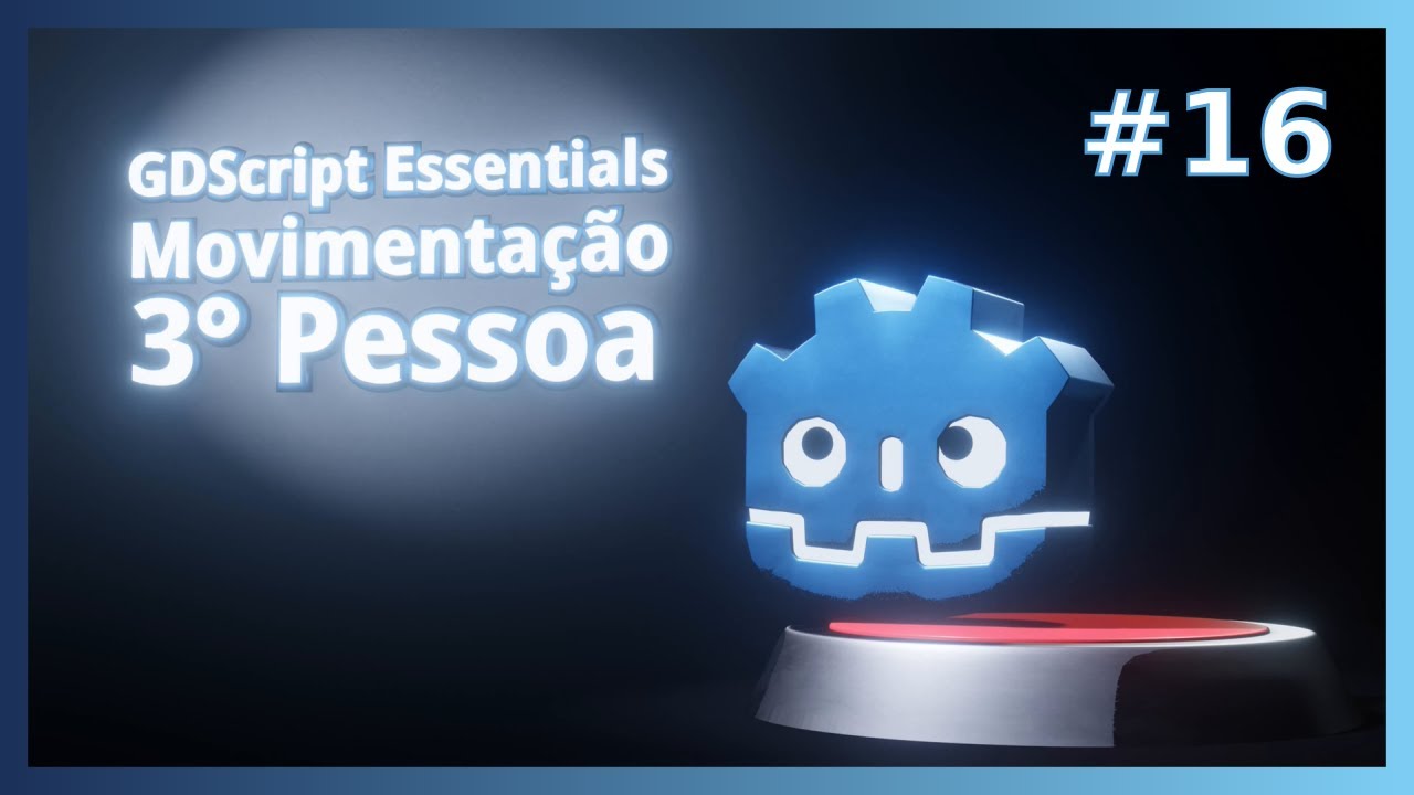 GDScript 2.0 Course #16 - Third Person Character Movement + Camera #gdscript #godot