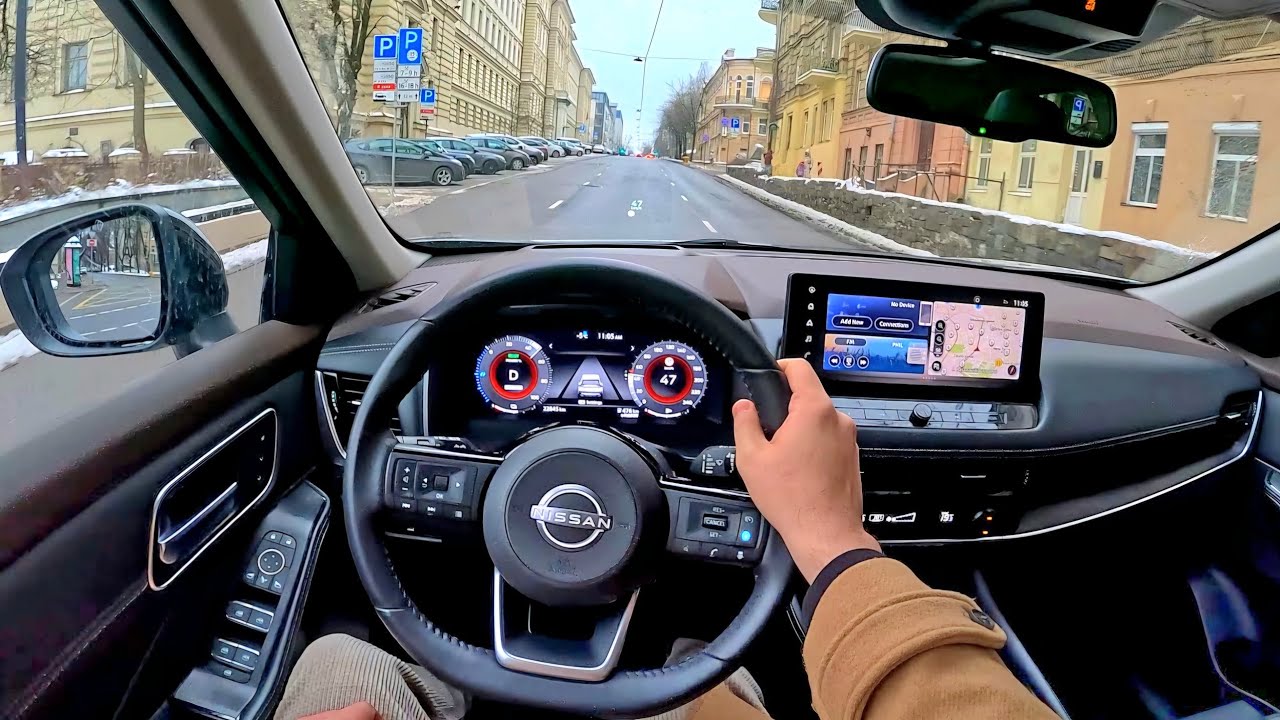 2024 Nissan X-Trail e-4Force | Winter time POV Test Drive | Winter Consumption