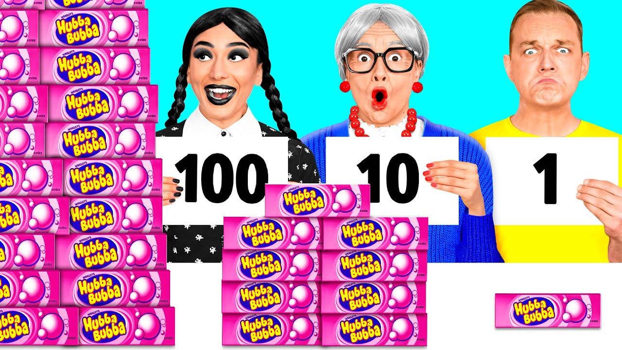 100 Vrstiev Potravinovej Výzvy | Vtipné Výzvy