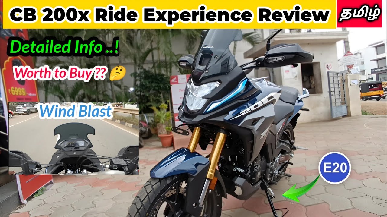 CB 200x Ride Experience Review April 24|Suspension|Braking Review Tamil_Auto_Log