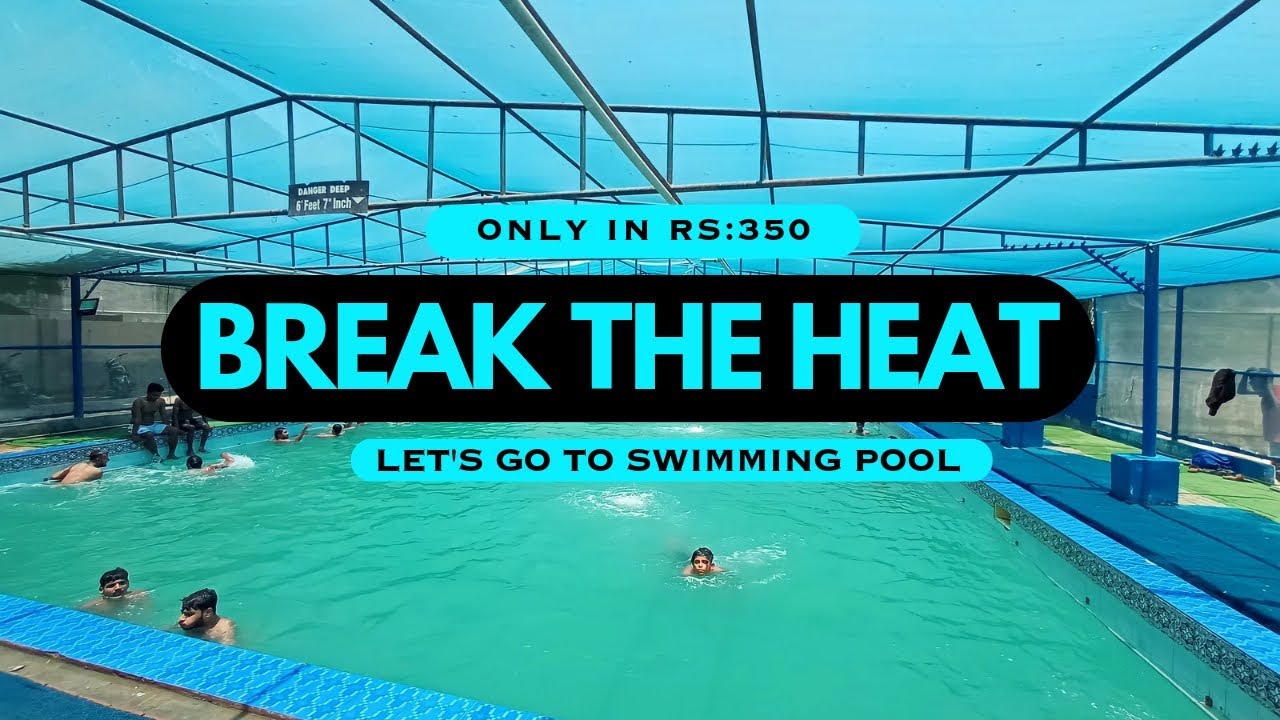 Break the heat 👊| Is garmi ma swimming pool ❤️| North Karachi Gym khana | I am ubaidullah.