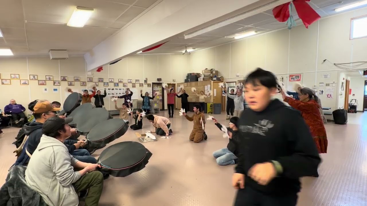 Toksook dance practice 