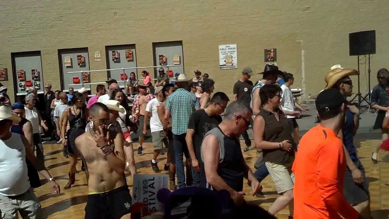 2013 sf gay pride parade country line dancing