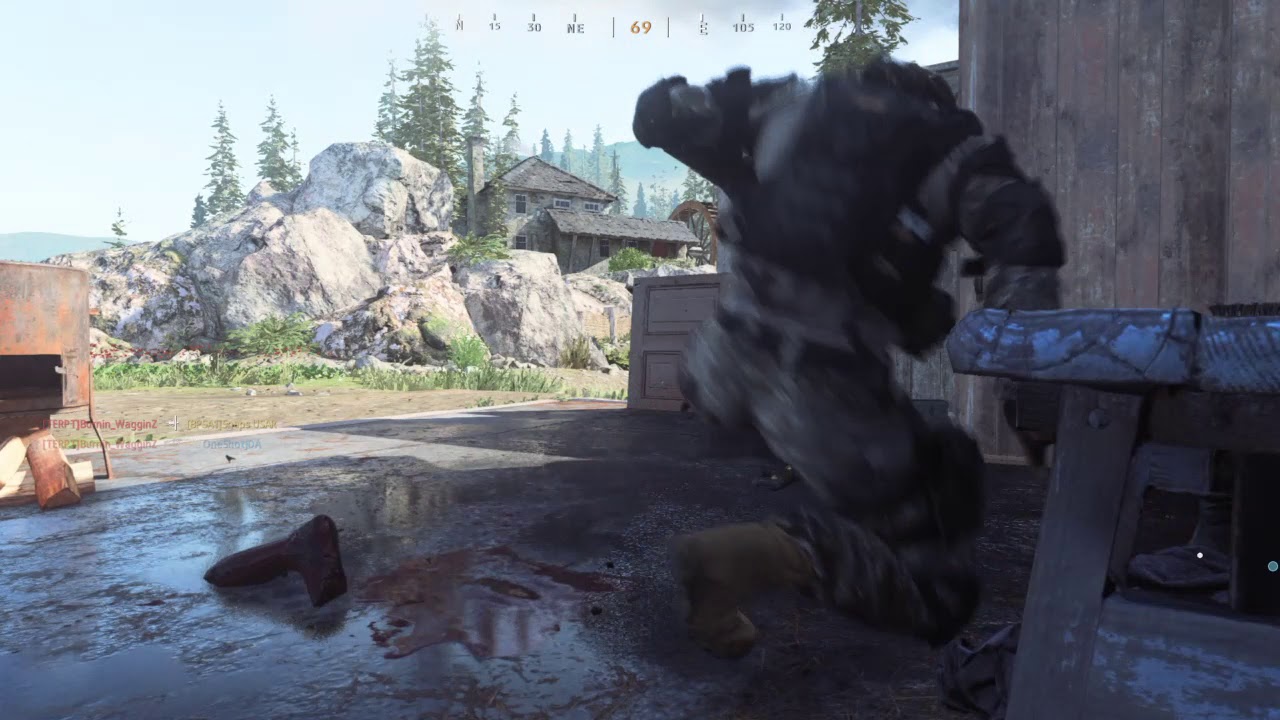 COD FAKE LEG BLOWN OFF LOL