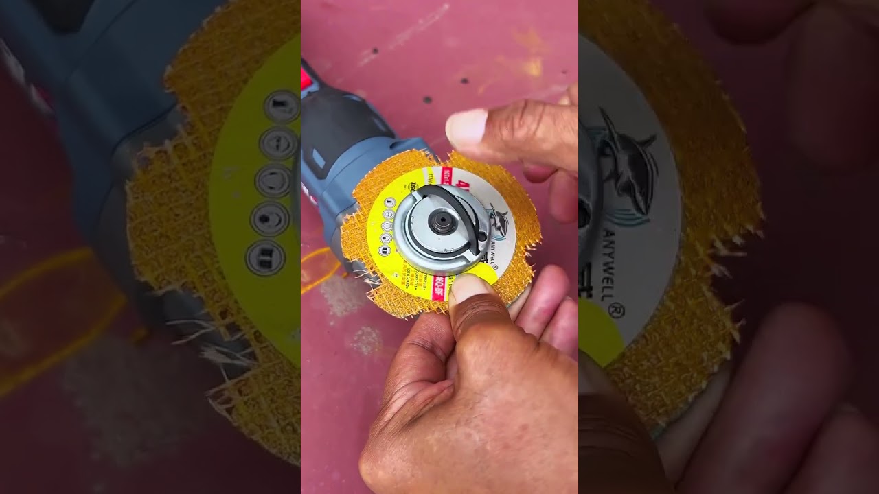 New tool-free self-locking pressure plate for angle grinders