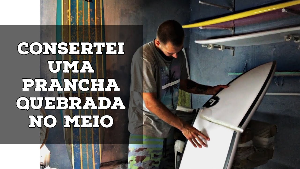 Prancha quebrou no meio 😱| parte 1/3