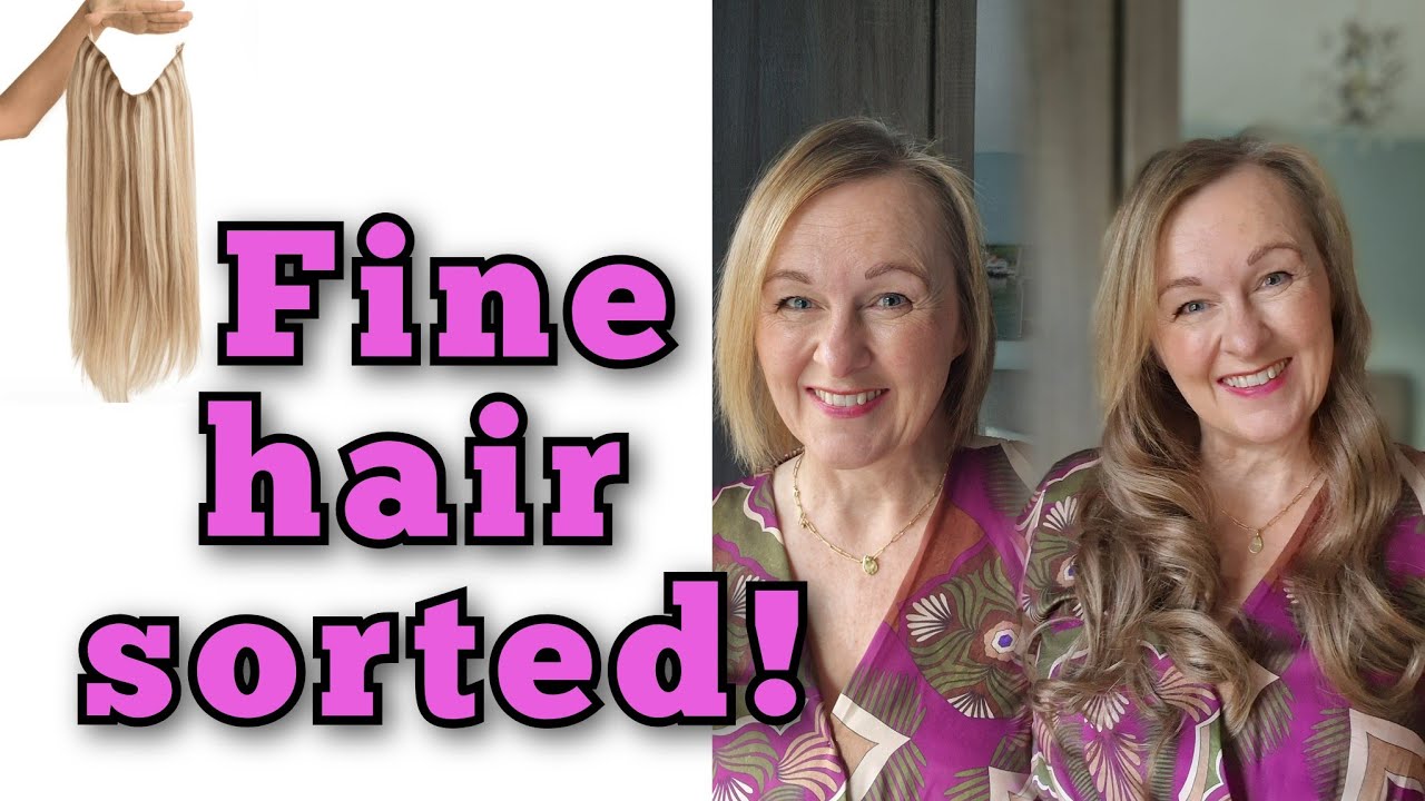 Easy hair transformation in minutes!! demo & review of Thathair Co halo extensions 💫 #hairstyle