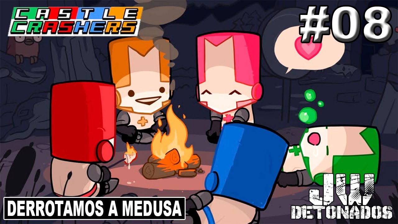 PC | CASTLE CRASHERS #08 [ DERROTAMOS A MEDUSA ] (1080p60)