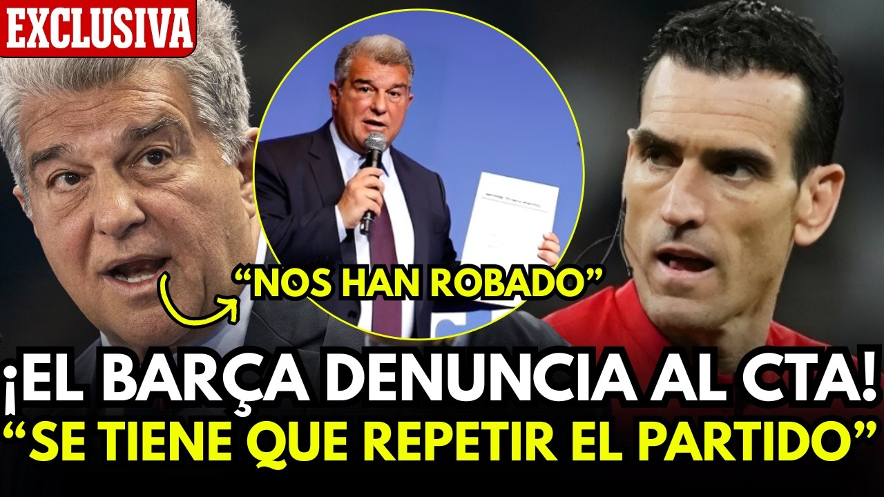 ÚLTIMA HORA: EL BARÇA DENUNCIA A LA RFEF POR EL ESCÁNDALO DEL VAR!