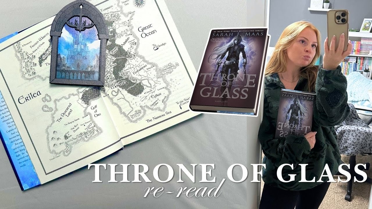 rereading throne of glass *major spoilers* | ep 2 reading vlog