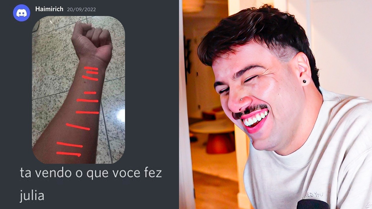 UM V&Iacute;DEO INTEIRO EU RINDO PRA N&Atilde;O CHORAR