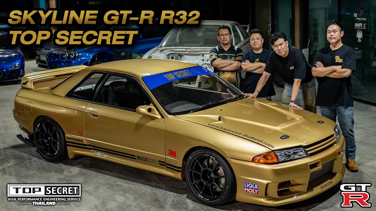 กำเนิด SKYLINE GT-R R32 TOP SECRET No. Demo car #topsecretthailand #gtr #r33