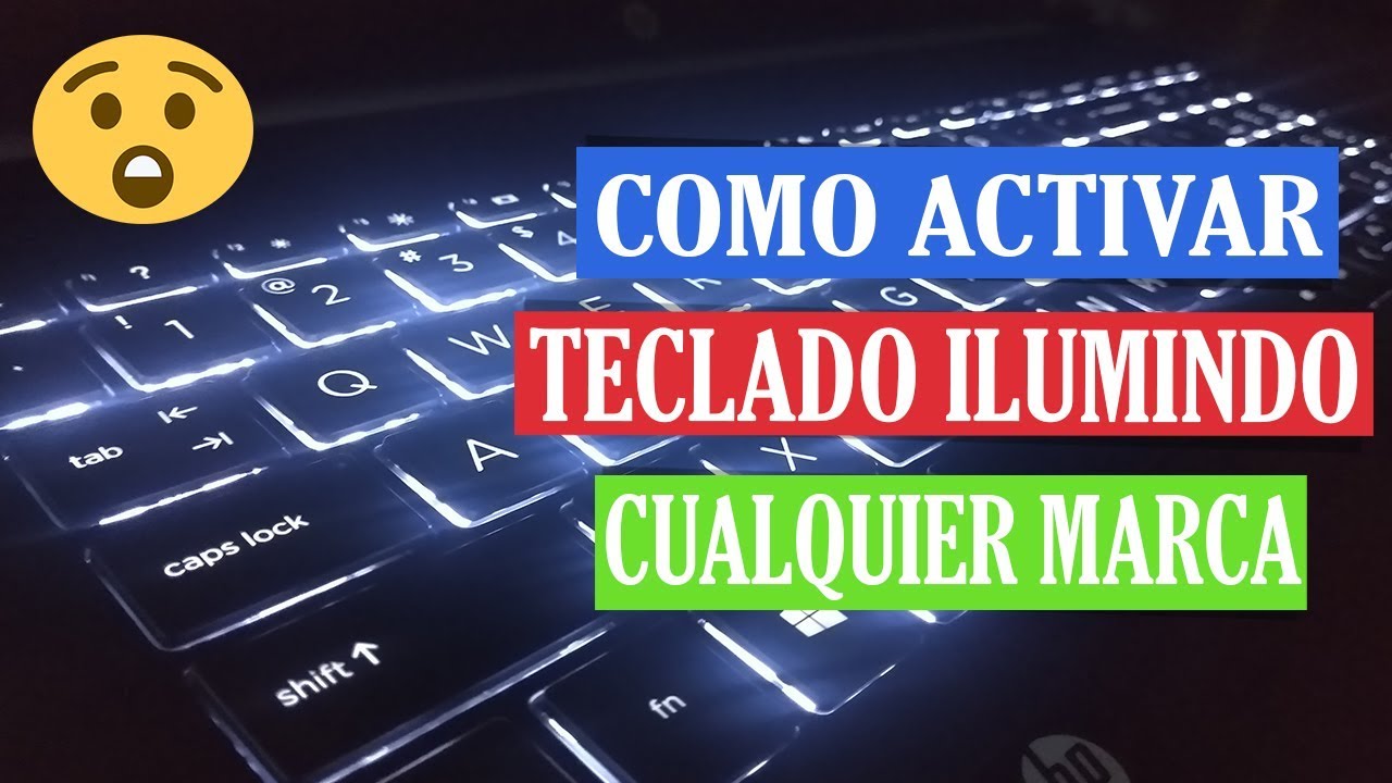 Como ACTIVAR TECLADO ILUMINADO En HP, DELL, Cualquier Computadora 2026