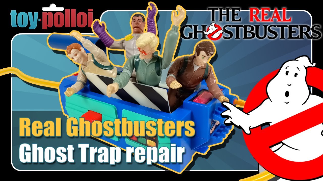 Vintage Real Ghostbusters 👻 Ghost Trap repair - Toy Polloi