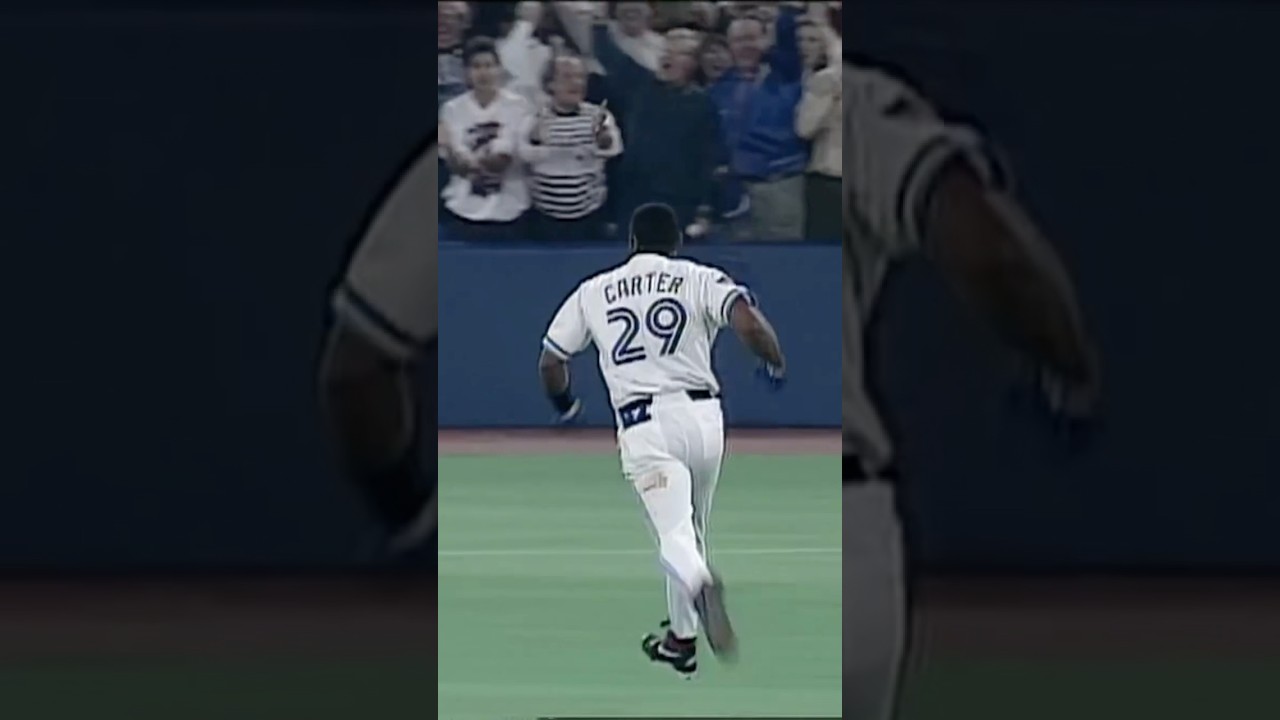 Joe Carter's Walk Off Home Run To Win The 1993 World Series 🐦