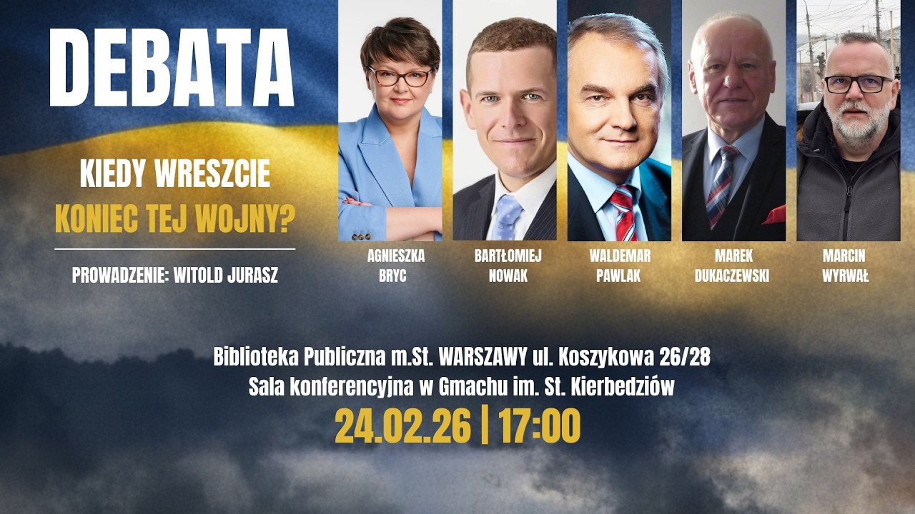 Debata: Czy wojna rosyjsko-ukraińska po czterech latach jej trwania zbliża się już ku końcowi.