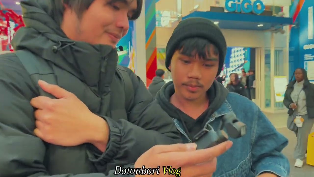 The busy “Dotonbori” Street, aka “Glico Man”!