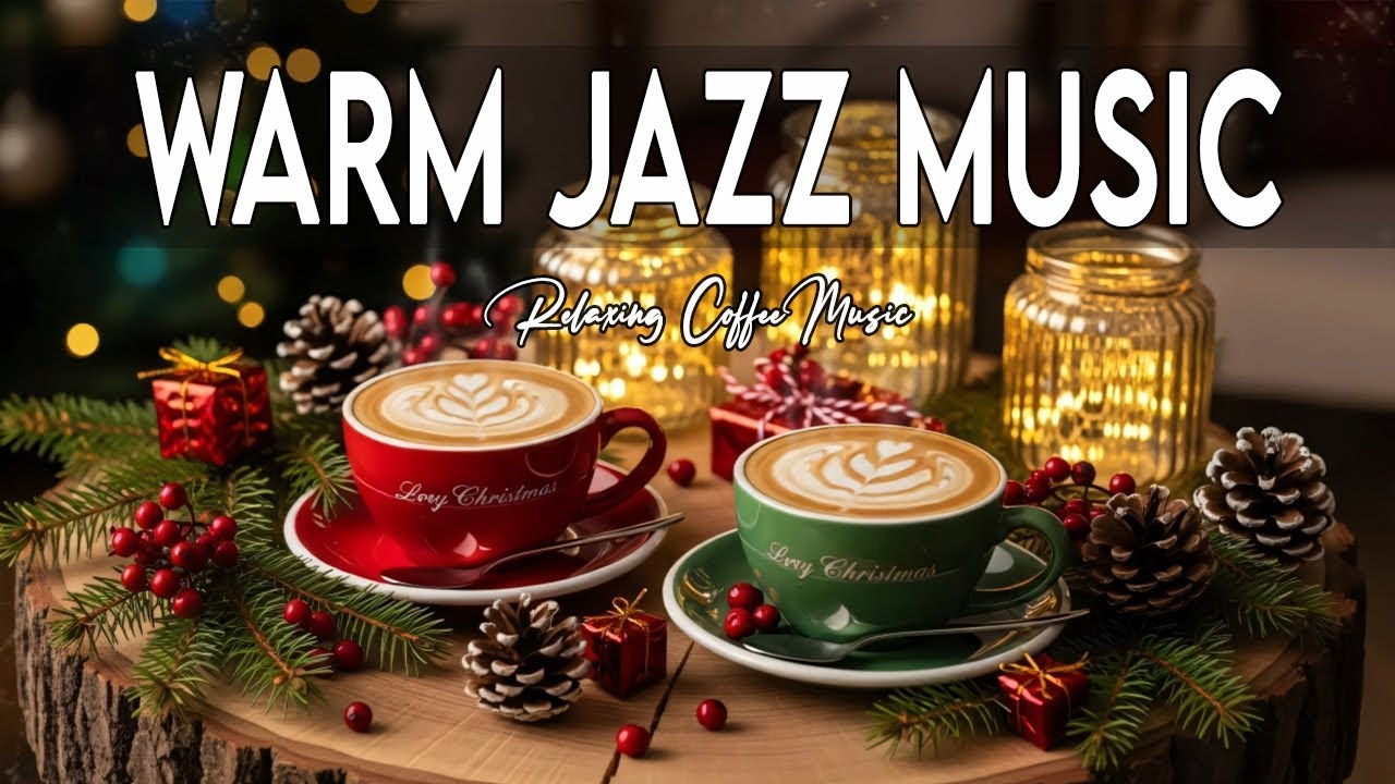 Warm Jazz Music☕ January Bossa Nova Instrumental & Relaxing Jazz Cafe Music for Studying.