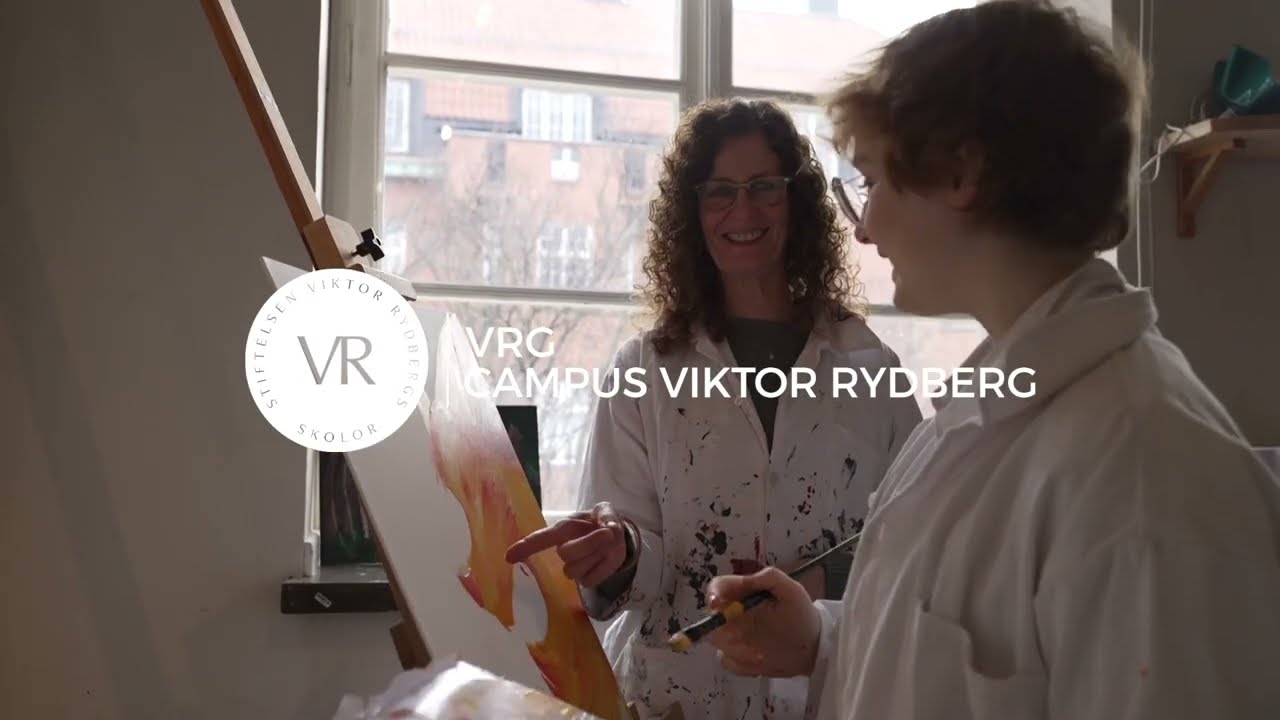 Bild och formgivning på estetiska programmet Campus Viktor Rydberg