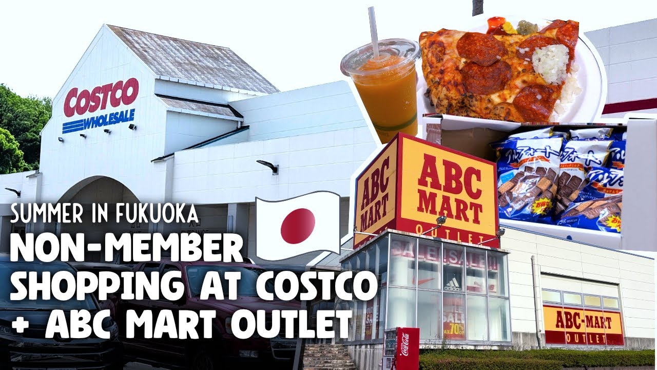 Summer in Fukuoka ☀️ Non-member Shopping at Costco and ABC Mart Outlet Store