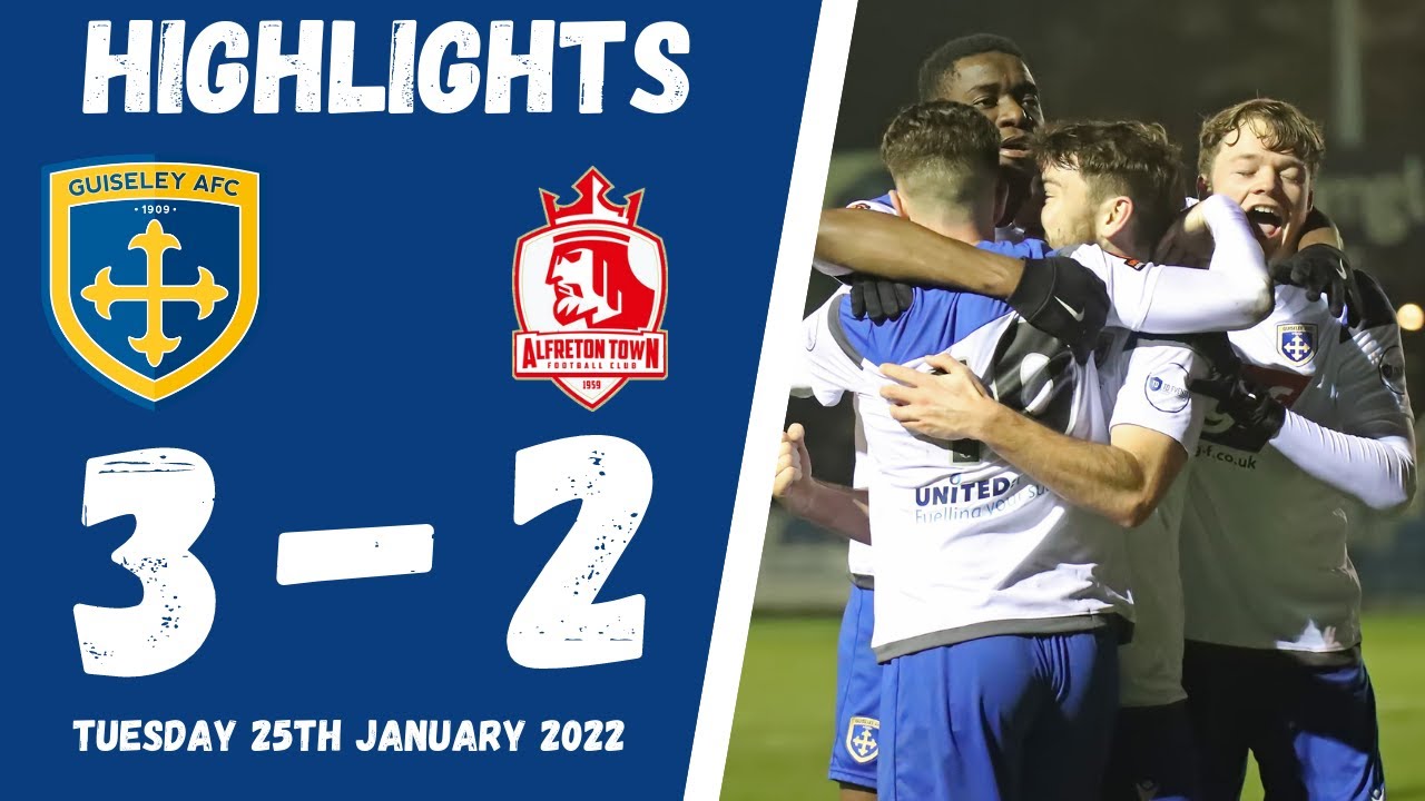 HIGHLIGHTS | Guiseley AFC vs Alfreton Town 25th January 2022
