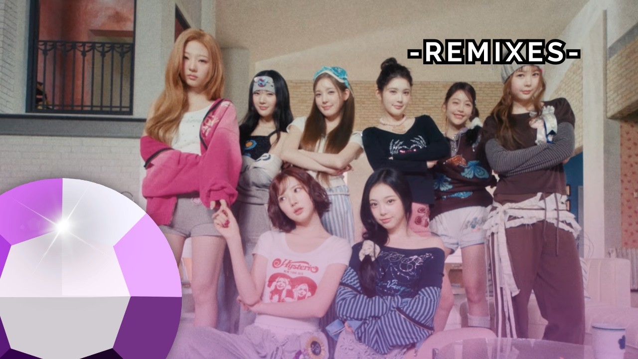 Hearts2Hearts 하츠투하츠 'RUDE!' (80s Dancepop Remix)