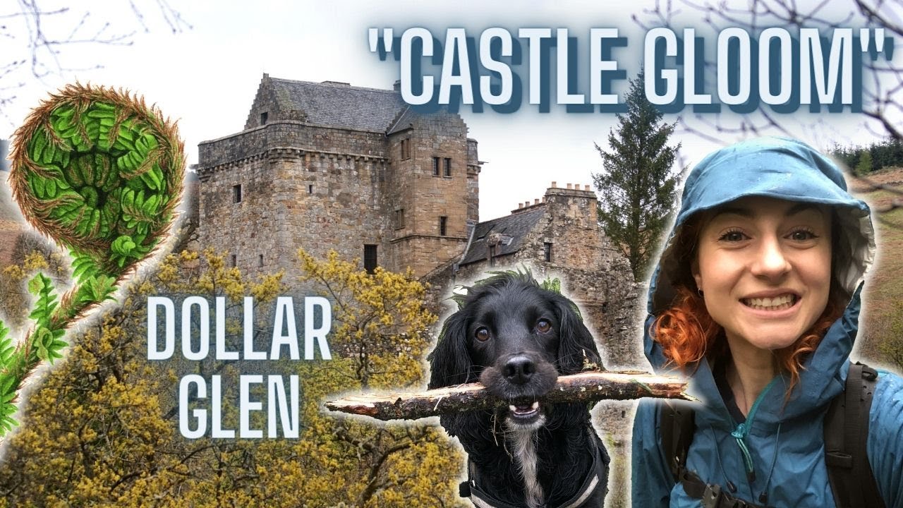 Exploring CASTLE GLOOM in Dollar Glen, Scotland + Painting a Fiddlehead Fern Shoot