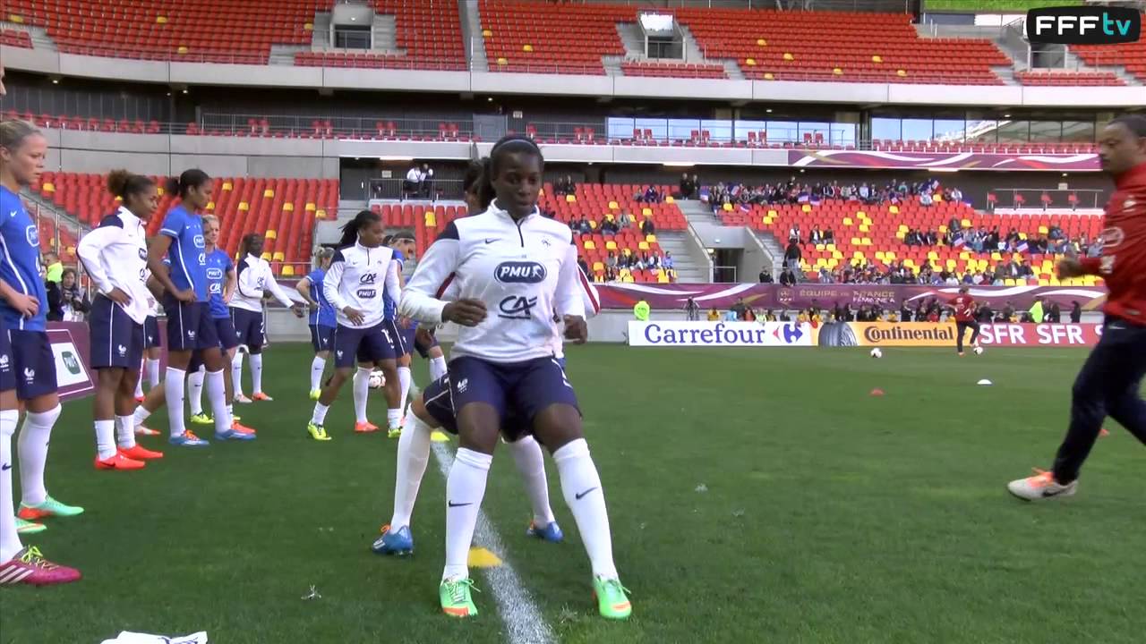 Equipe de France Féminine : l'échauffement d'avant-match