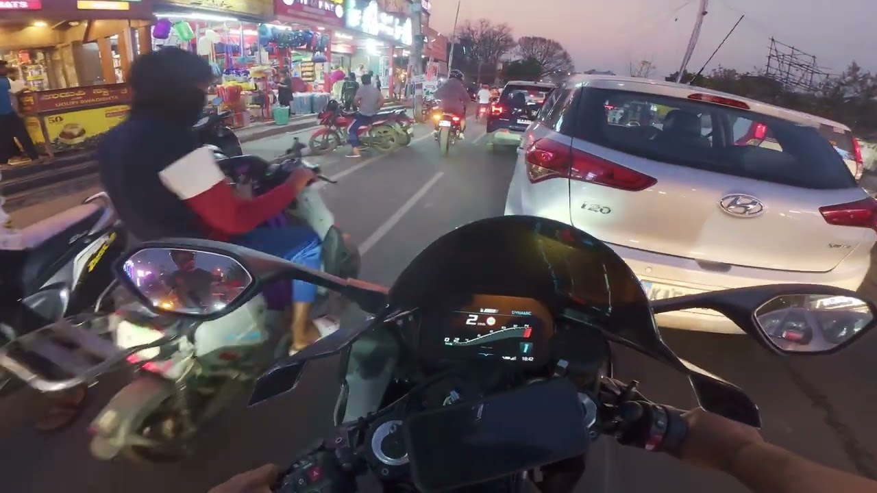 15Mar2026 - BMW S1K Bangalore Biker - Daily Ride - Friend's Place To Home